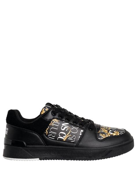 versace jeans couture logo graphic leather sneakers|Versace Jeans Couture ittierre.